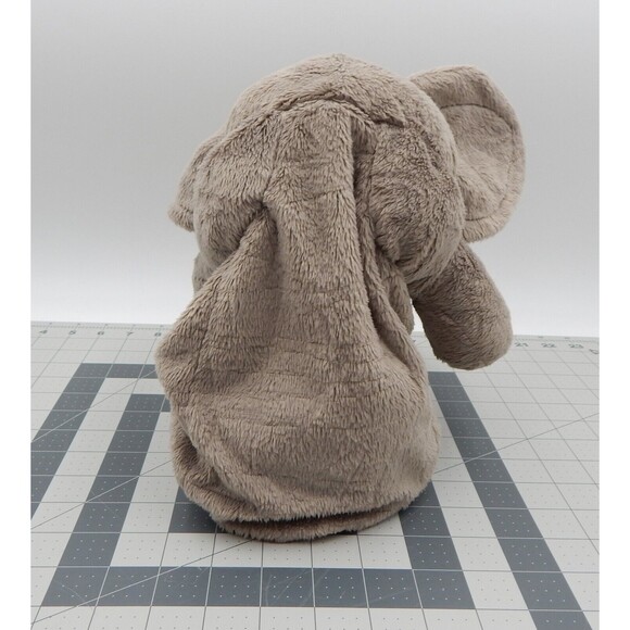 Folkmanis Elephant Stage Puppet Hand Gray Tusks Realistic Plush Trunk Moves - Picture 5 of 16